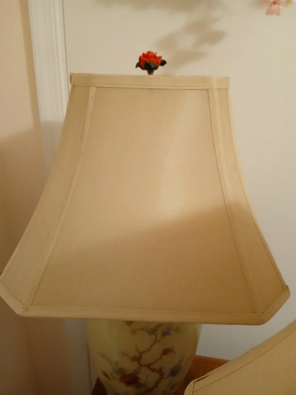 a pair of vtg Oriental Ginger Jar Style Lamps